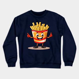 Cute French Fries T-Shirt Crewneck Sweatshirt